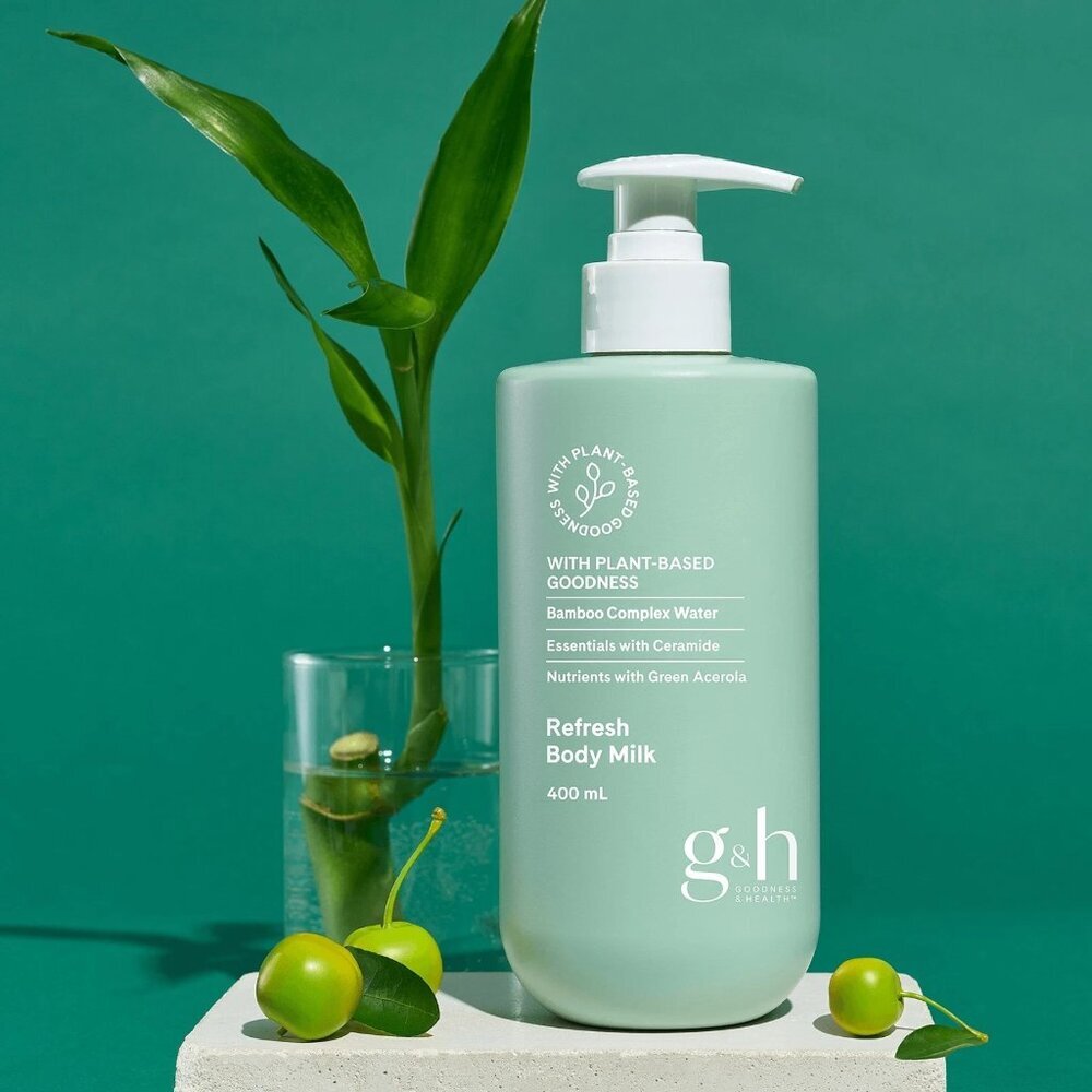 NEW G & H Refresh Body Milk Original bottle 13.5 oz Vegan Amway‎ Ceramide